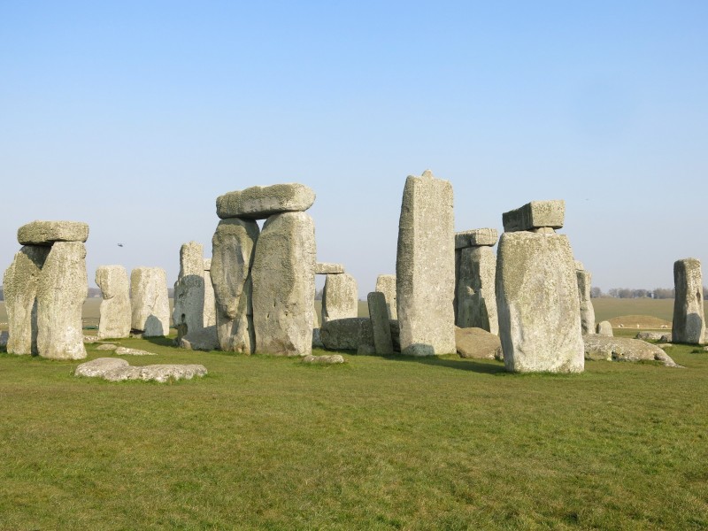 英國巨石陣筑自然風(fēng)景圖片