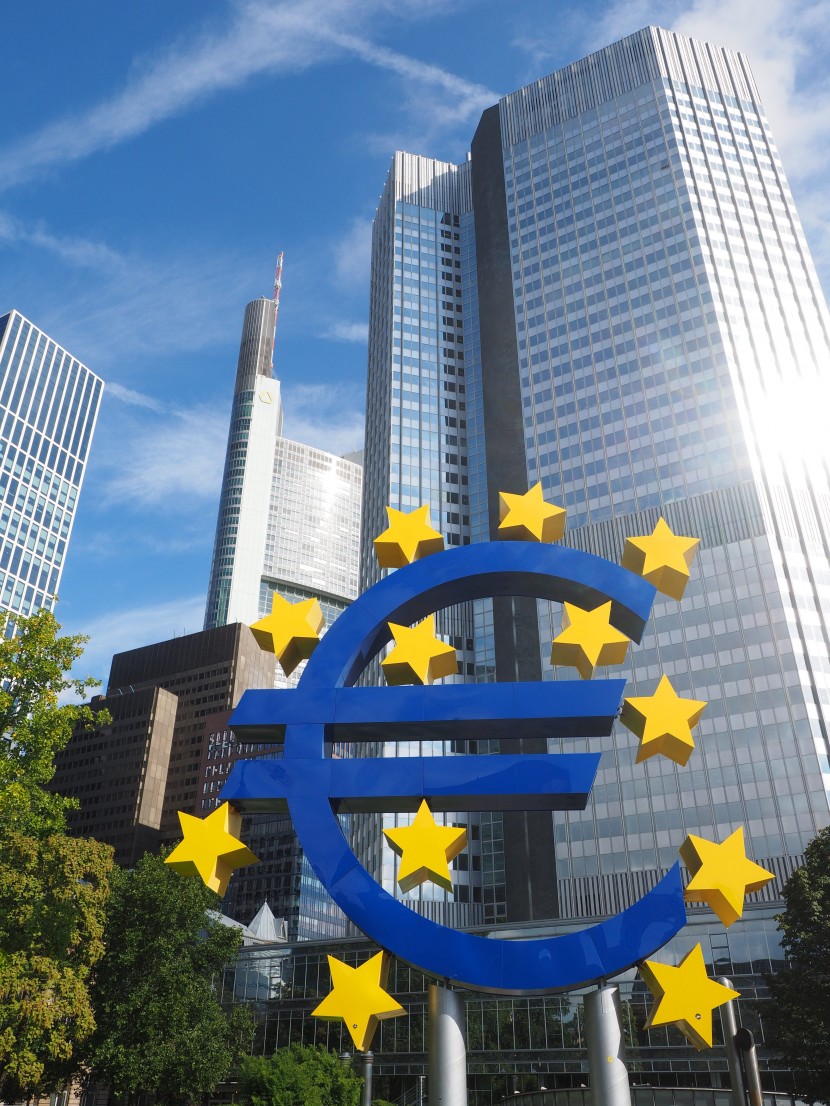 欧洲中央银行建筑风景图片