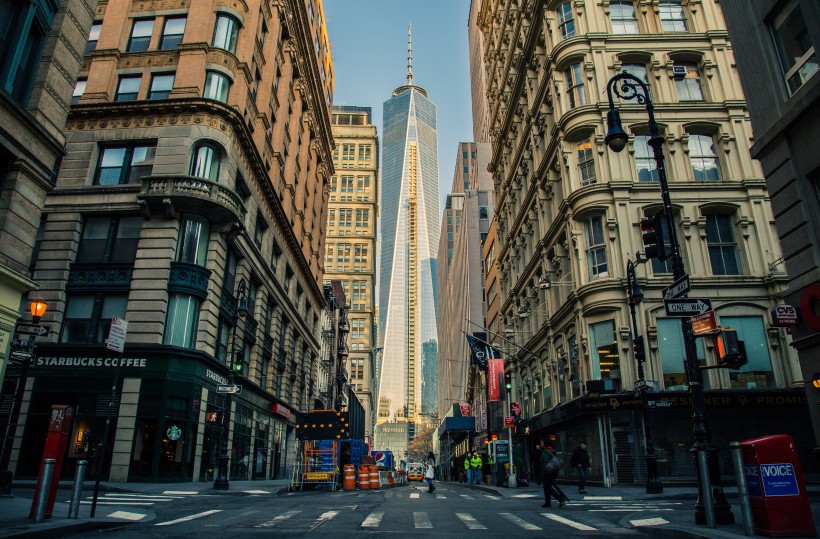 美国纽约曼哈顿建筑风景图片