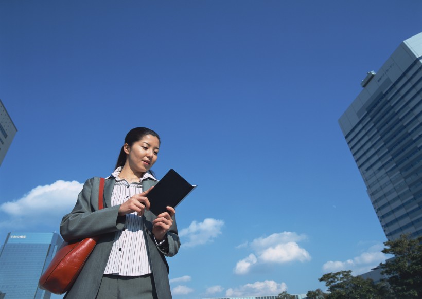 城市白领女性图片