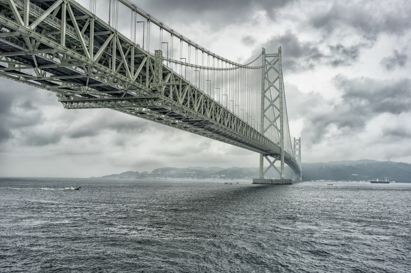 日本濑户大桥建筑风景图片