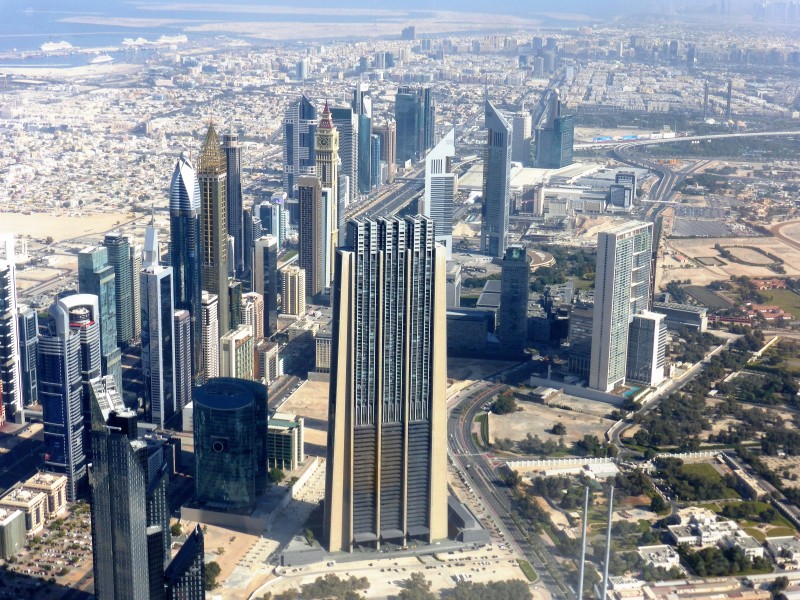迪拜哈利法塔建筑风景图片