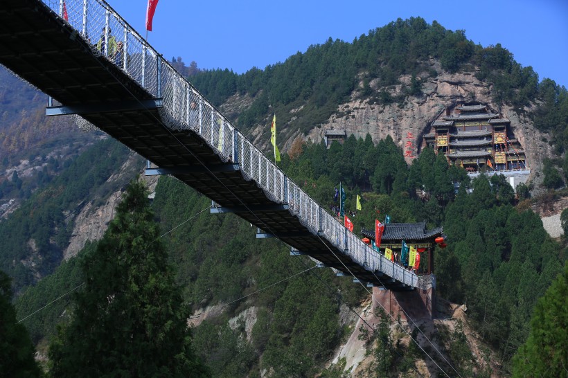 陕西宝鸡九龙山八景风景图片