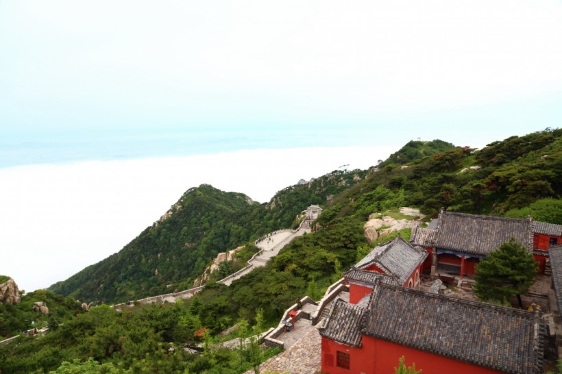 山東泰山風(fēng)景圖片  