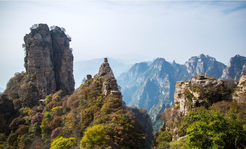 河北白石山风景图片