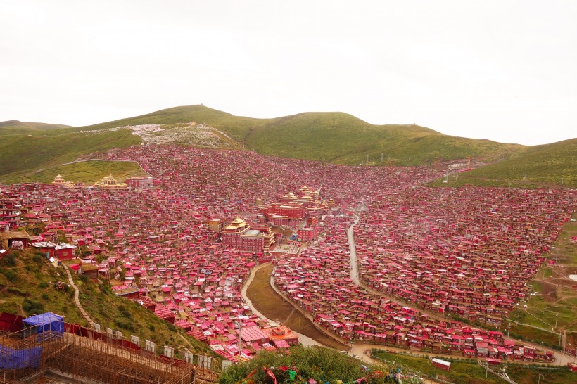 四川色达风景图片