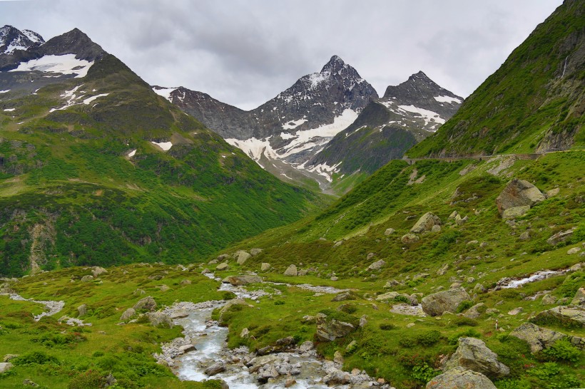 阿尔卑斯山风景图片