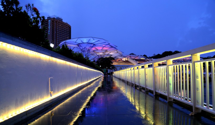 新加坡城市夜景圖片