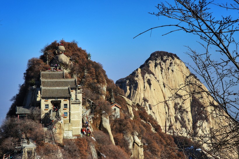 陕西华山风景图片