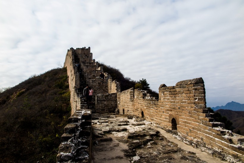 金山岭长城秋色风景图片