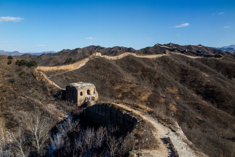 北京蟠龙山长城风景图片