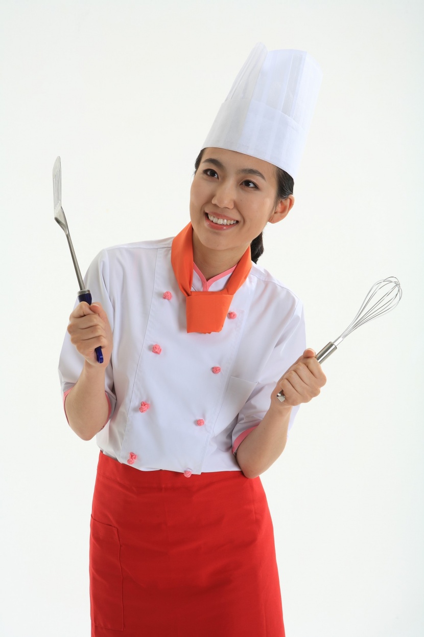 职业女性厨师图片