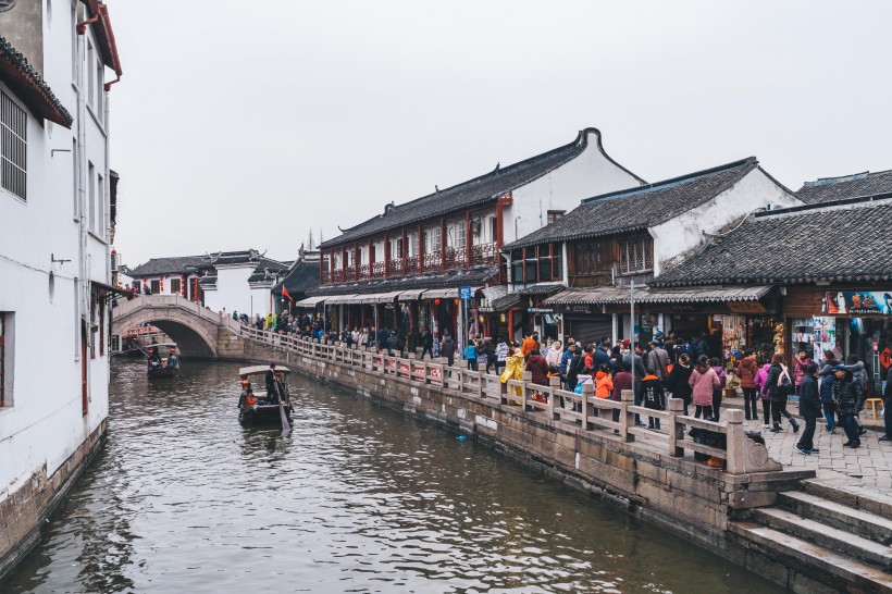 上海朱家角古镇风景图片