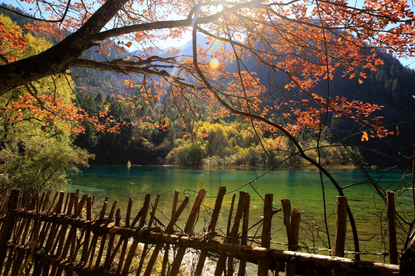 醉美的九寨沟风景图片