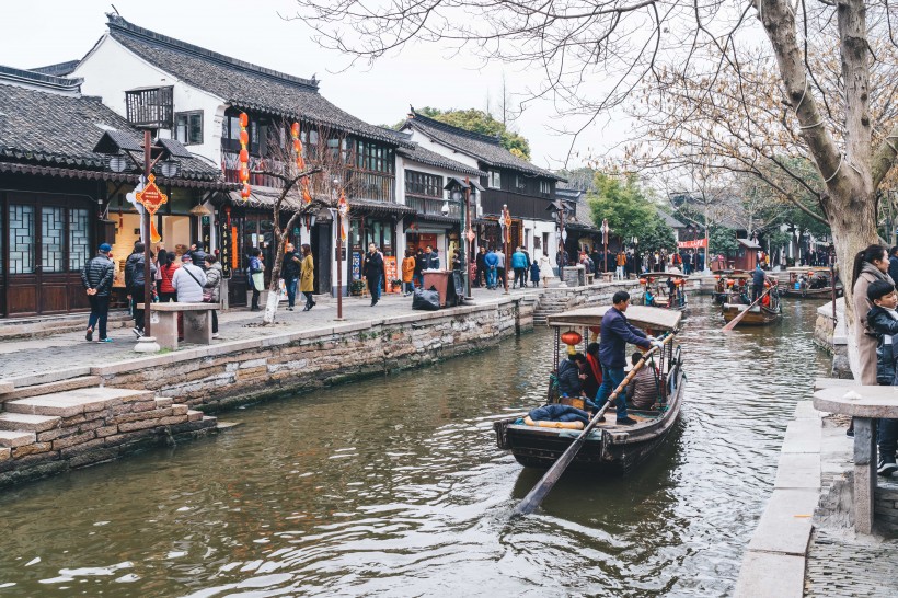 上海朱家角古镇风景图片