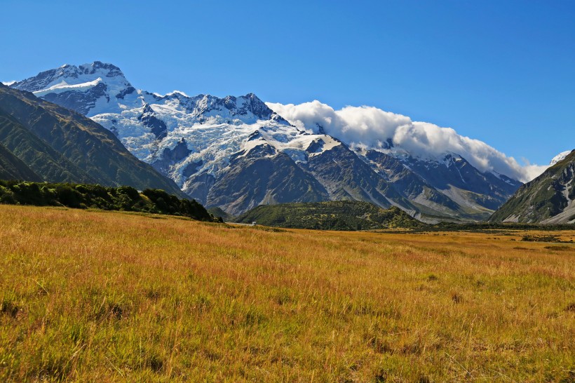 新西兰库克山风景图片