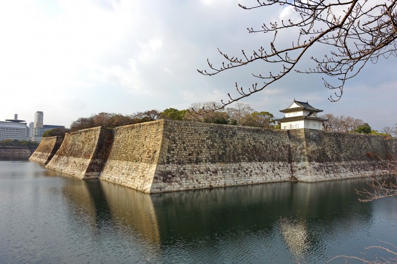 日本大阪石头城风景图片