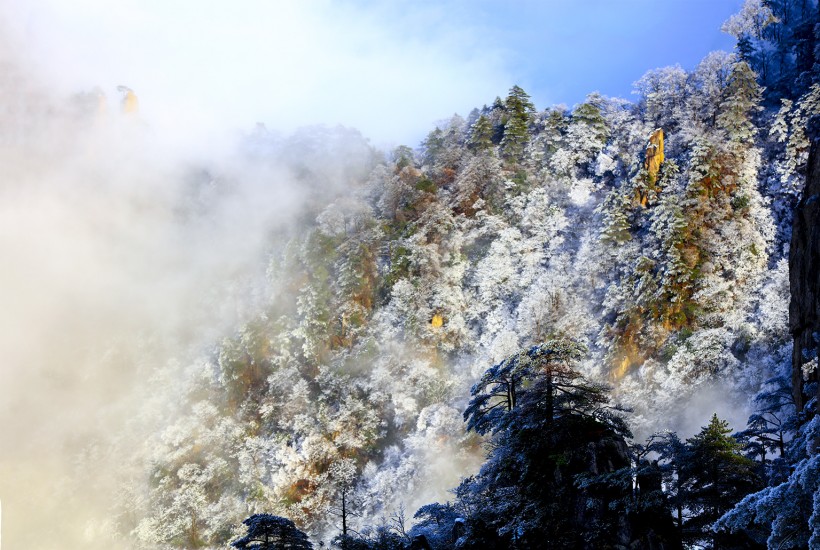 安徽黄山风景图片