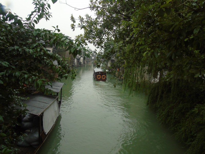 浙江桐乡乌镇烟雨风景图片