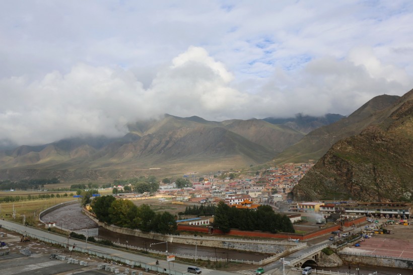 甘肃郎木寺风景图片