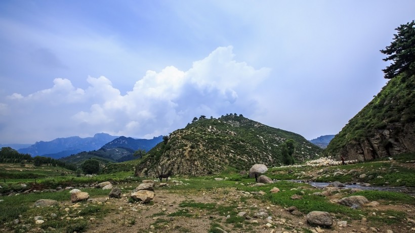 山西宁武芦芽山风景图片