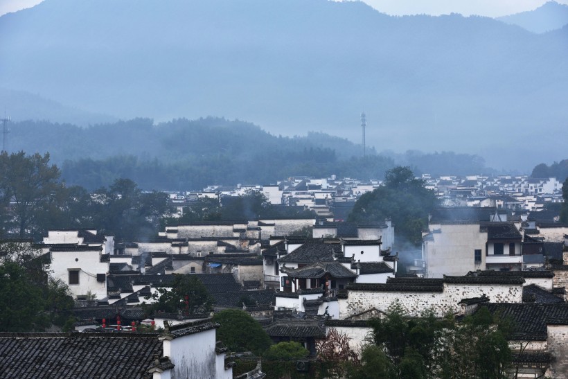 安徽醉美乡村宏村风景图片