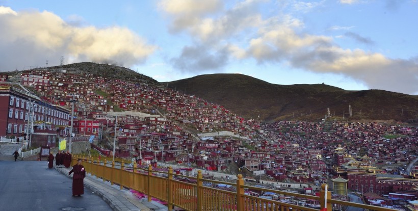 四川色达风景图片