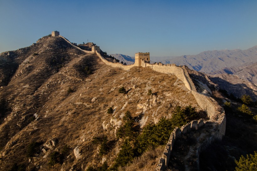 河北乌龙沟长城风景图片