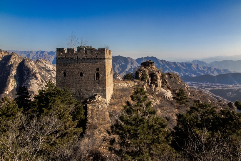 河北乌龙沟长城风景图片