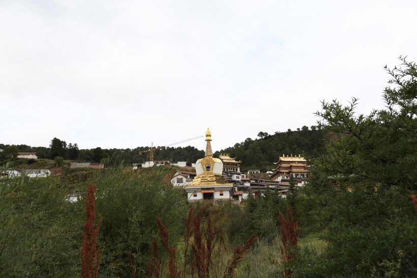 甘肃郎木寺风景图片