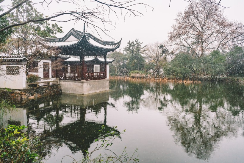 中國古典園林建筑風景圖片