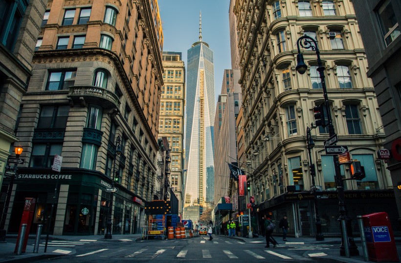 美国纽约曼哈顿城市建筑风景图片