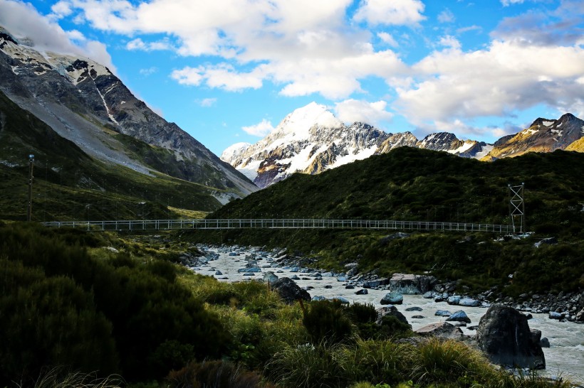 新西兰库克山风景图片