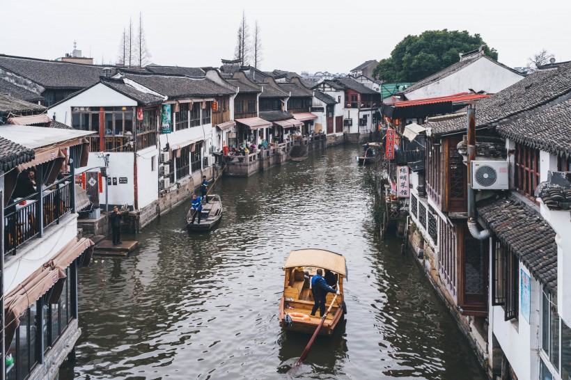 上海朱家角古镇风景图片