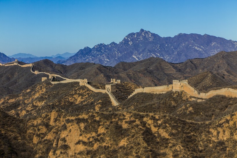 河北金山岭长城砖垛关风景图片