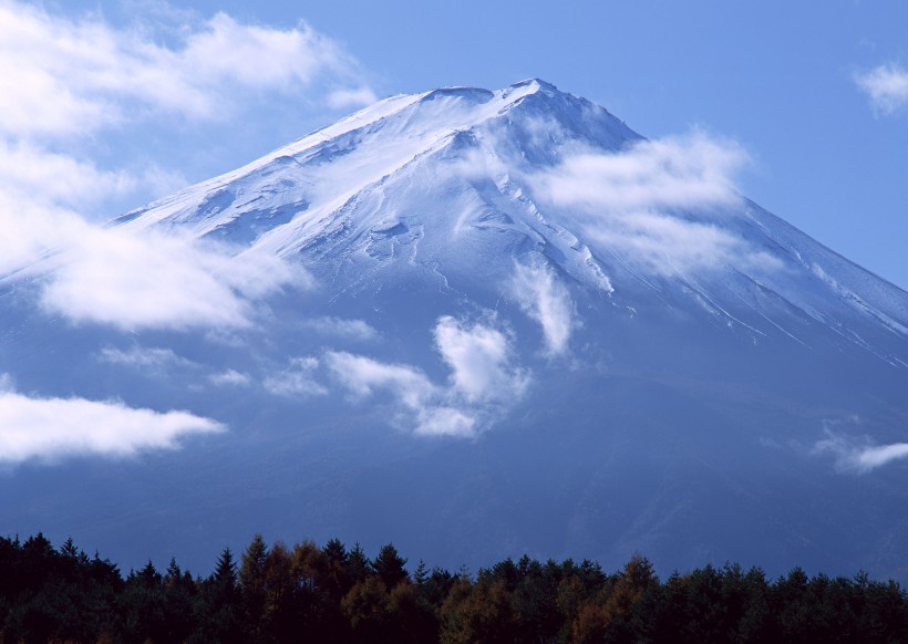 风景优美的富士山图片