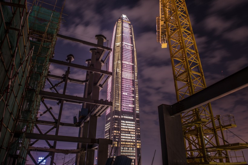 廣東深圳璀璨夜景圖片