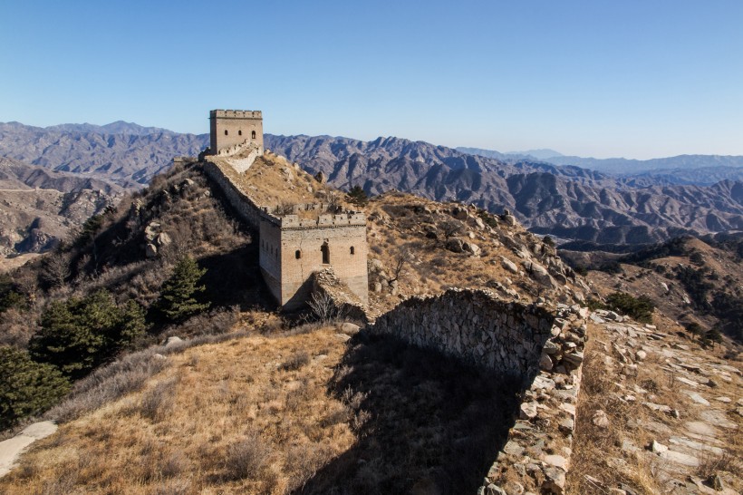 河北唐子沟长城风景图片