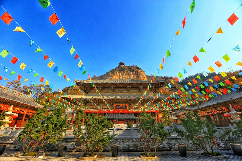 陕西宝鸡九龙山八景风景图片