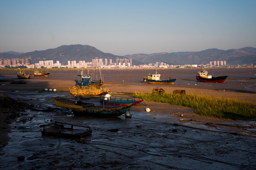 福建宁德霞浦滩涂风景图片