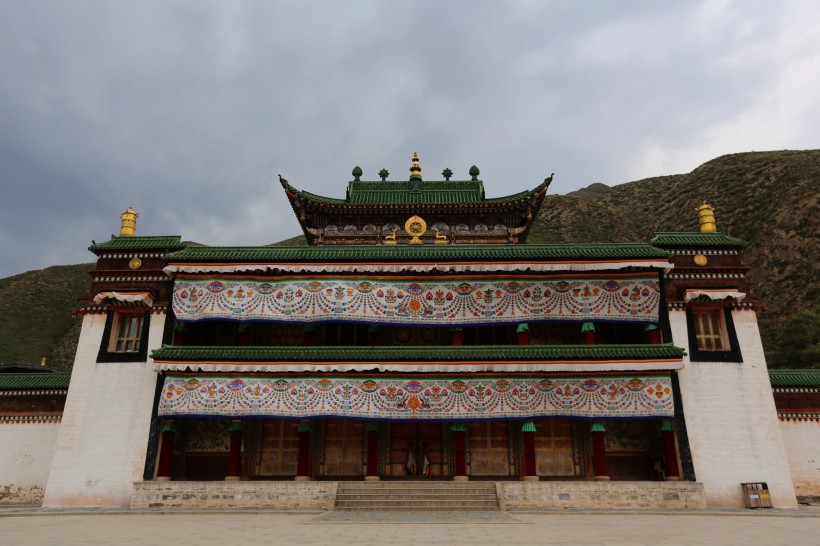 甘肃郎木寺风景图片