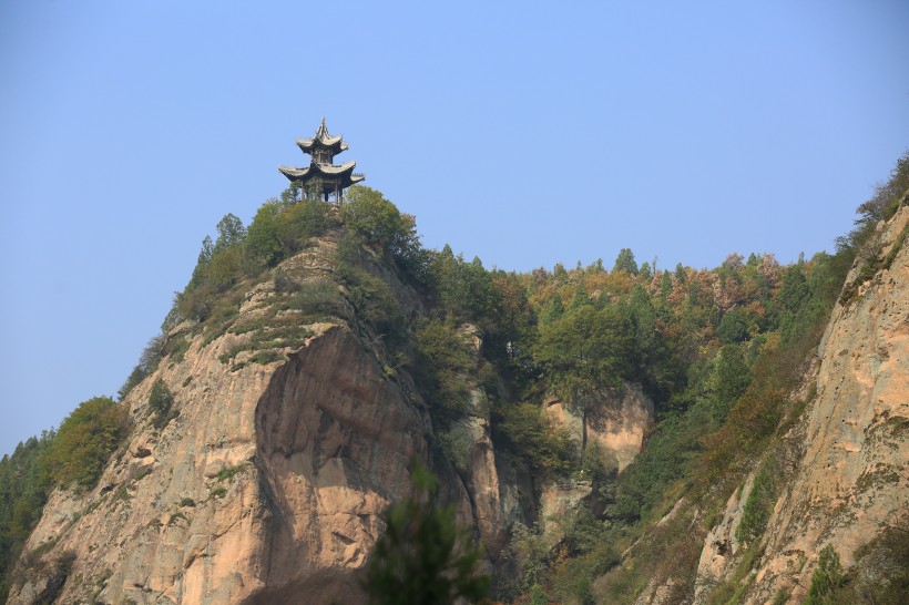 陕西宝鸡九龙山八景风景图片