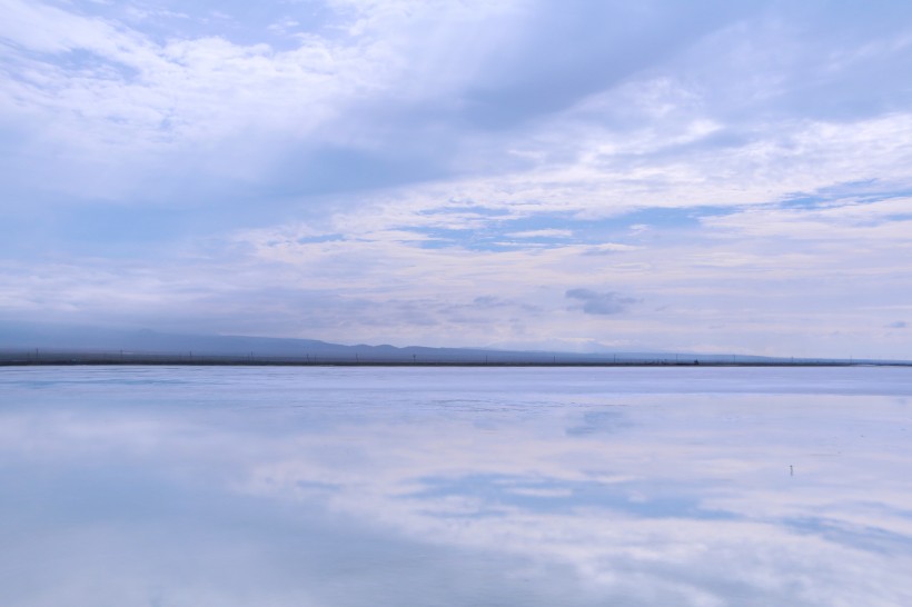 青海茶卡盐湖风景图片