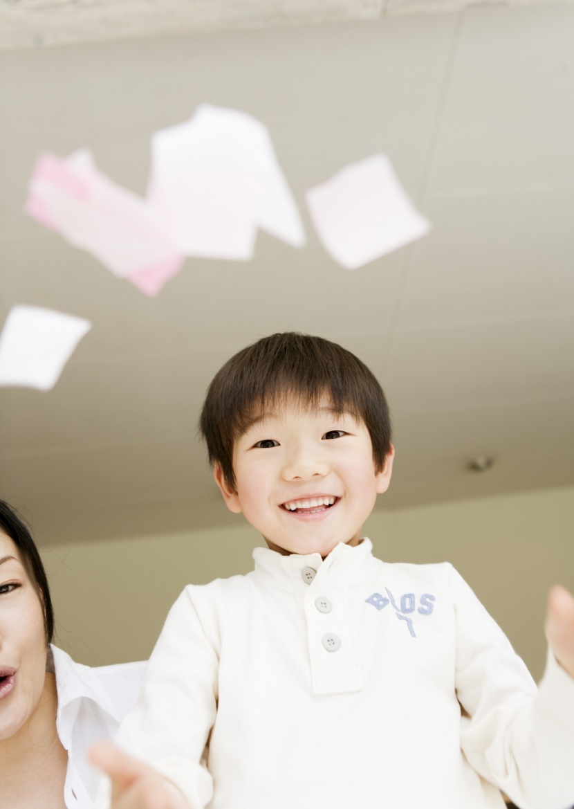 幸福生活情景图片