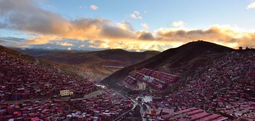 四川色达风景图片