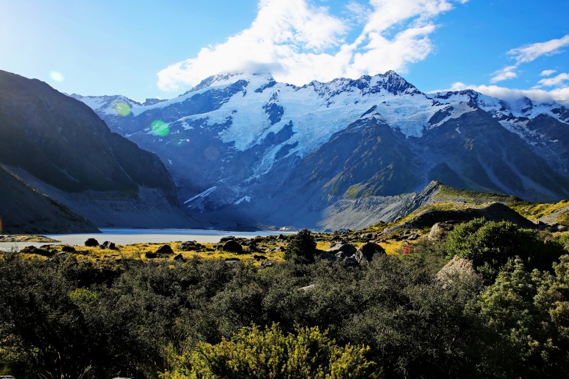 新西兰库克山风景图片