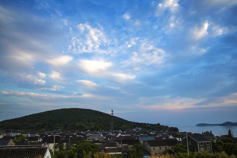 江苏太湖夕阳风景图片