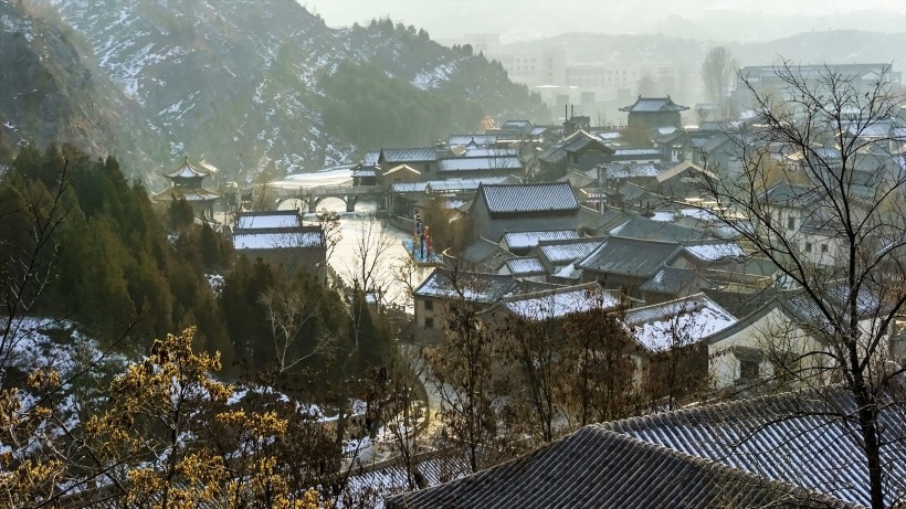 北京古北水镇风景图片