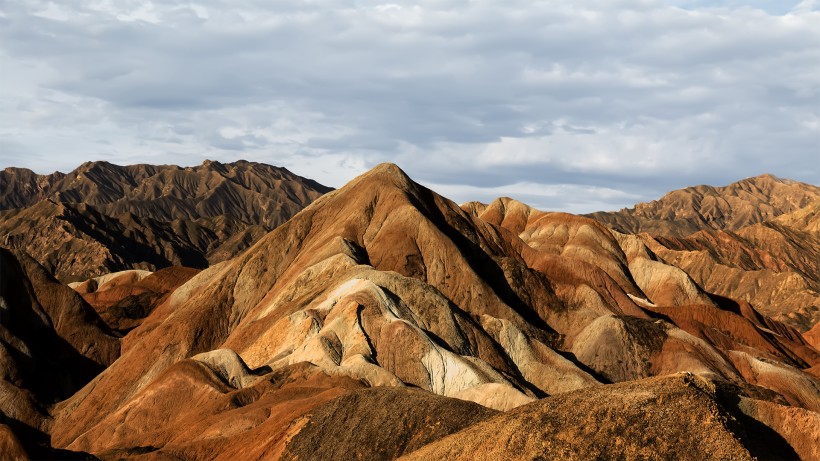 甘肃张掖丹霞地貌风景图片  