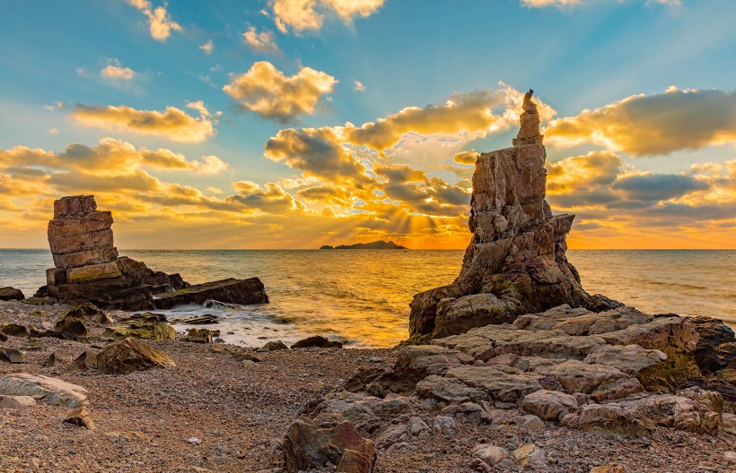 辽宁西湖嘴冬日风景图片